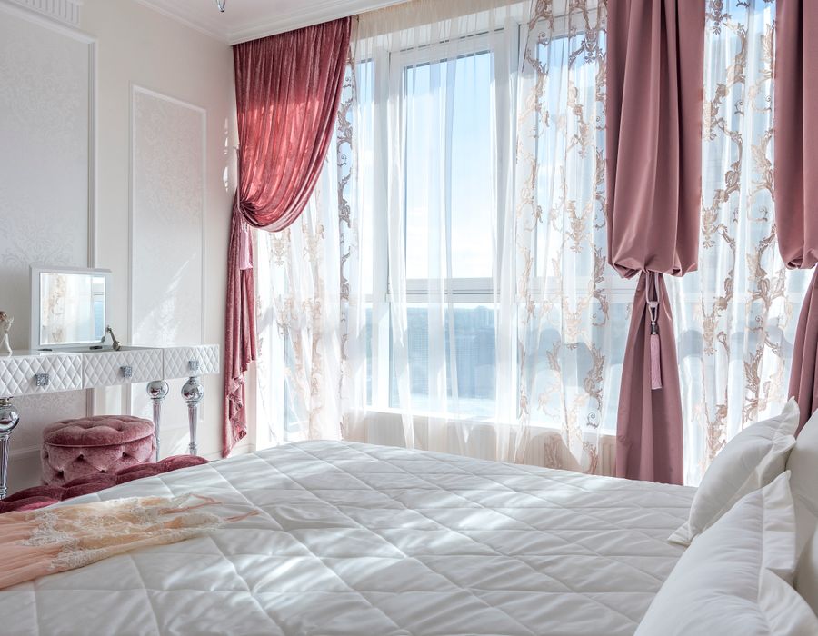 A calm, spotless bedroom